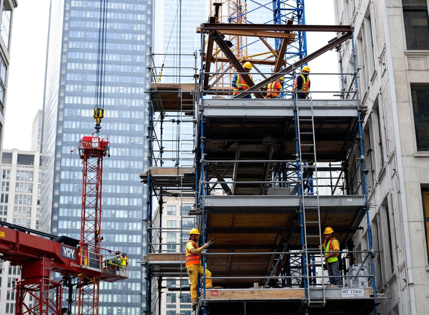 Falling From a Scaffold Access Ladder or Stair Tower in New York